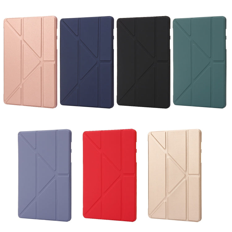 For Samsung Galaxy Tab S9 Deformation Silicone Leather Tablet Case(Dark Green) - Galaxy Tab S9 Cases by PMC Jewellery | Online Shopping South Africa | PMC Jewellery | Buy Now Pay Later Mobicred