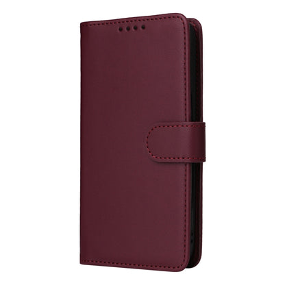For Samsung Galaxy A25 5G BETOPNICE BN-005 2 in 1 Detachable Imitate Genuine Leather Phone Case(Wine Red) - Galaxy Phone Cases by BETOPNICE | Online Shopping South Africa | PMC Jewellery