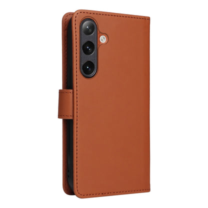 For Samsung Galaxy S24 5G BETOPNICE BN-005 2 in 1 Detachable Imitate Genuine Leather Phone Case(Brown) - Galaxy S24 5G Cases by BETOPNICE | Online Shopping South Africa | PMC Jewellery | Buy Now Pay Later Mobicred