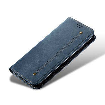 For Xiaomi Redmi K70/K70 Pro Denim Texture Casual Style Horizontal Flip Leather Case(Blue) - K70 Pro Cases by PMC Jewellery | Online Shopping South Africa | PMC Jewellery | Buy Now Pay Later Mobicred