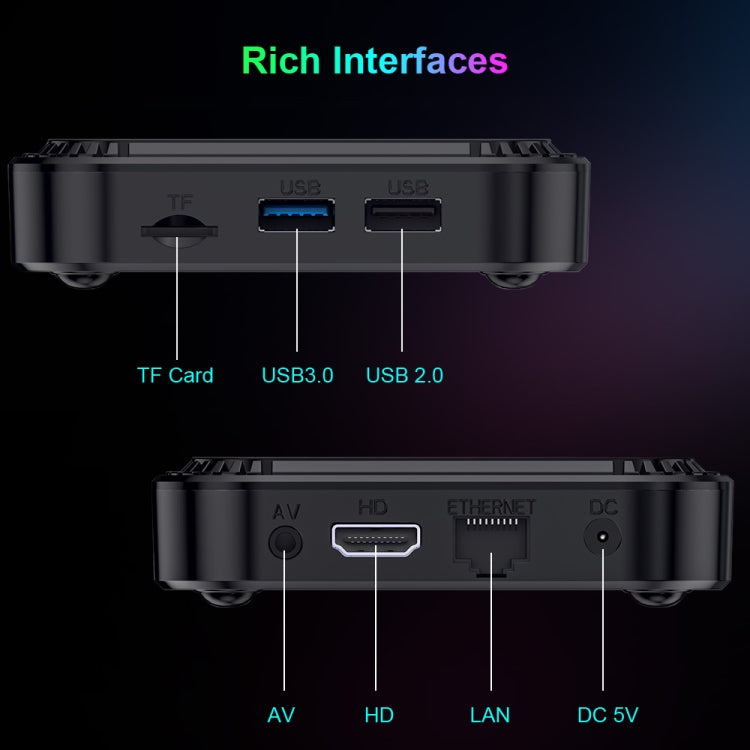 HK1 RBOX K8 8K Android 13.0 Smart TV Box with Remote Control, 4GB+32GB, RK3528 Quad-Core(EU Plug) - Others by PMC TechLife | Online Shopping South Africa | PMC TechLife | Buy Now Pay Later Mobicred