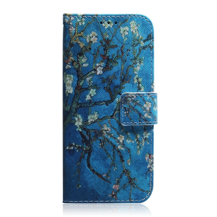 For Motorola Edge 2024 Coloured Drawing Flip Leather Phone Case(Apricot) - Motorola Cases by PMC Jewellery | Online Shopping South Africa | PMC Jewellery | Buy Now Pay Later Mobicred
