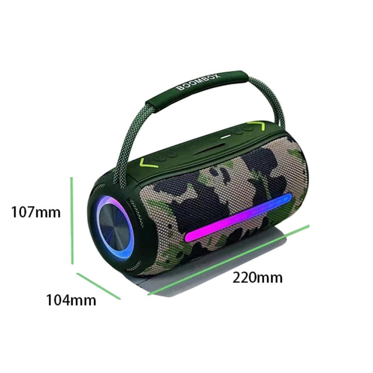 T&G X360 20W RGB Colorful Bluetooth Speaker Portable Outdoor 3D Stereo Speaker(Red) - Desktop Speaker by T&G | Online Shopping South Africa | PMC Jewellery | Buy Now Pay Later Mobicred