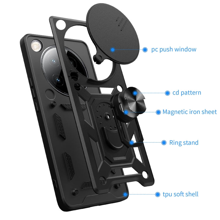 For Infinix Zero 40 5G Sliding Camera Cover Design TPU+PC Phone Case(Gold) - free shipping - PMC TechLife - Order now!