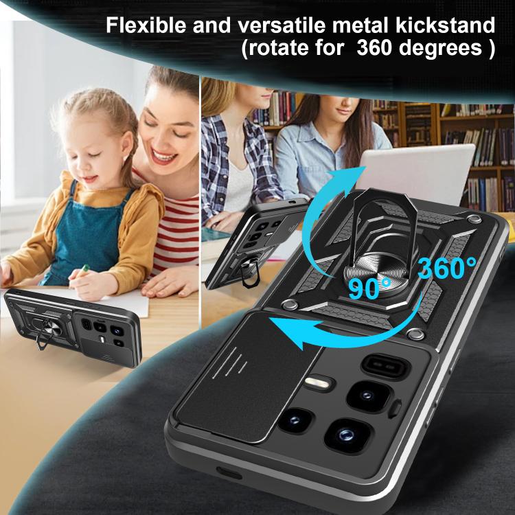 For Infinix Note 50 Pro 4G Sliding Camera Cover Design TPU+PC Phone Case(Red) - free shipping - PMC TechLife - Order now!