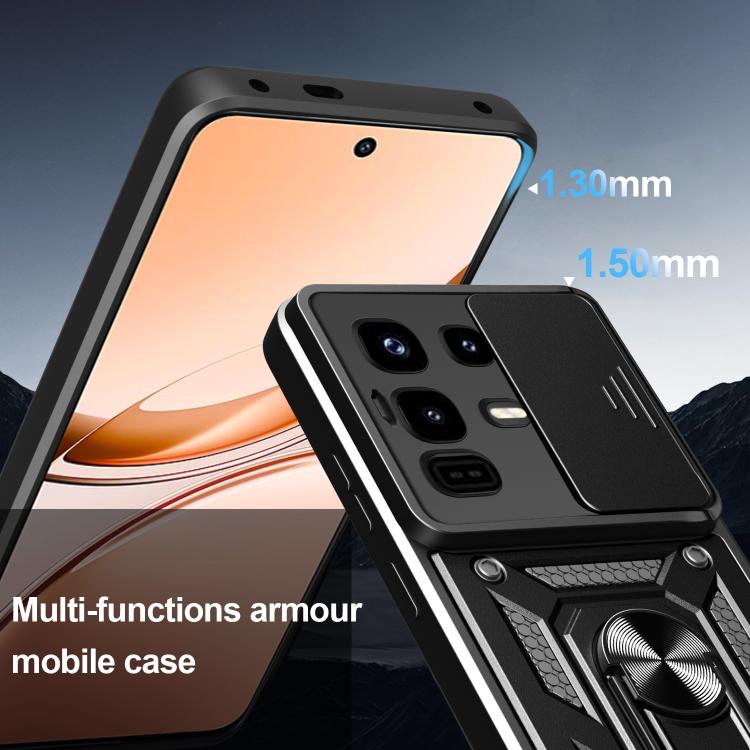 For Infinix Note 50 Pro 4G Sliding Camera Cover Design TPU+PC Phone Case(Red) - free shipping - PMC TechLife - Order now!