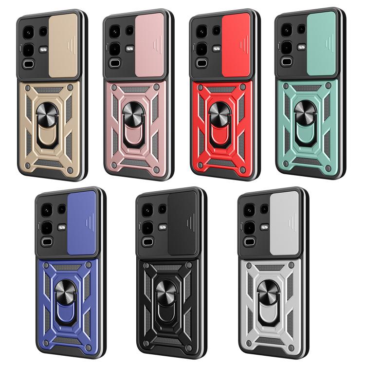 For Infinix Note 50s Sliding Camera Cover Design TPU+PC Phone Case(Green) - free shipping - PMC TechLife - Order now!