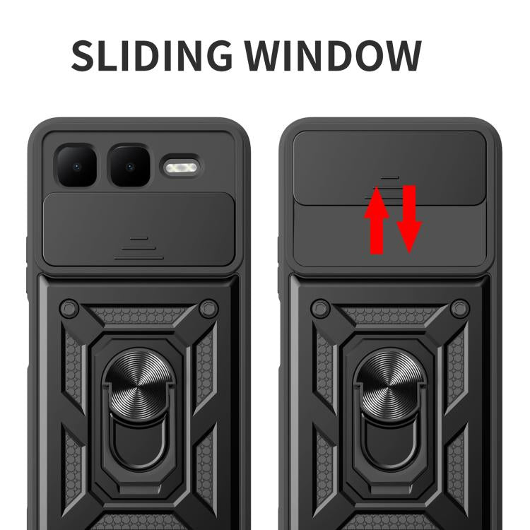 For Infinix Smart 10 Plus 4G Sliding Camera Cover Design TPU+PC Phone Case(Green) - free shipping - PMC TechLife - Order now!