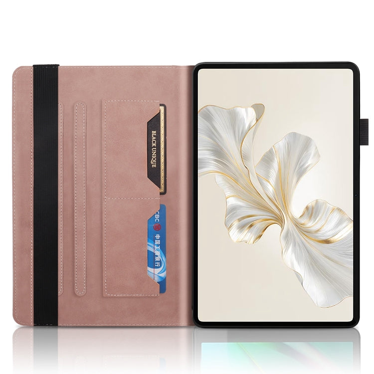 For Honor Pad 9 Tree Life Series Embossed Leather Tablet Case(Rose Gold) - Honor by PMC TechLife | Online Shopping South Africa | PMC TechLife | Buy Now Pay Later Mobicred