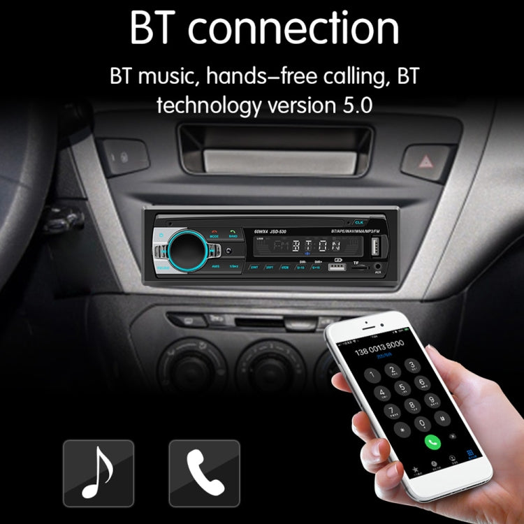 JSD-530 Bluetooth 5.0 Car MP3 Player Support FM / Smart Voice Assistant / Mobile APP - Car MP3 & MP4 & MP5 by PMC TechLife | Online Shopping South Africa | PMC TechLife | Buy Now Pay Later Mobicred