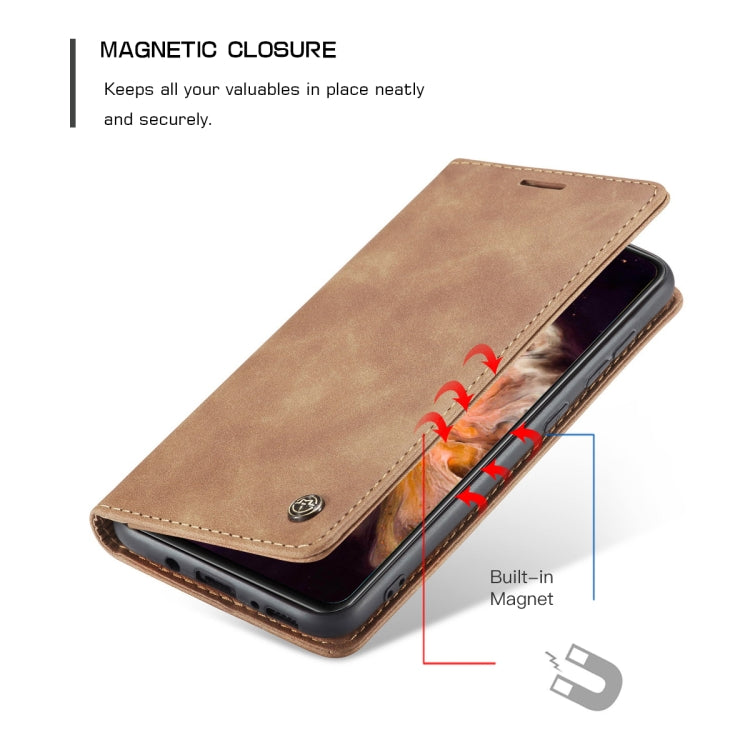 For Samsung Galaxy A31 CaseMe-013 Multifunctional Retro Frosted Horizontal Flip Leather Case with Card Slot & Holder & Wallet(Brown) - Galaxy Phone Cases by CaseMe | Online Shopping South Africa | PMC Jewellery | Buy Now Pay Later Mobicred