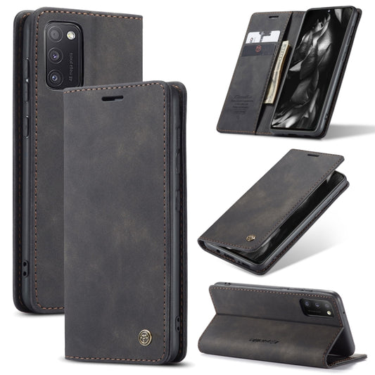 For Samsung Galaxy A41 CaseMe-013 Multifunctional Retro Frosted Horizontal Flip Leather Case with Card Slot & Holder & Wallet(Black) - Galaxy Phone Cases by CaseMe | Online Shopping South Africa | PMC Jewellery | Buy Now Pay Later Mobicred