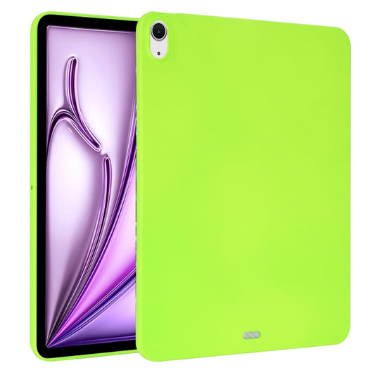 For iPad Air 13 2024 Oil Spray Skin-friendly TPU Tablet Case(Fluorescent Green) - iPad Air 13 2024 Cases by PMC Jewellery | Online Shopping South Africa | PMC Jewellery | Buy Now Pay Later Mobicred