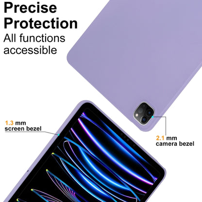 For iPad Air 13 2024 / Air 13 2025 Oil Spray Skin-friendly TPU Tablet Case(Purple) - iPad Air 13 2025 / 2024 Cases by PMC Jewellery | Online Shopping South Africa | PMC Jewellery | Buy Now Pay Later Mobicred