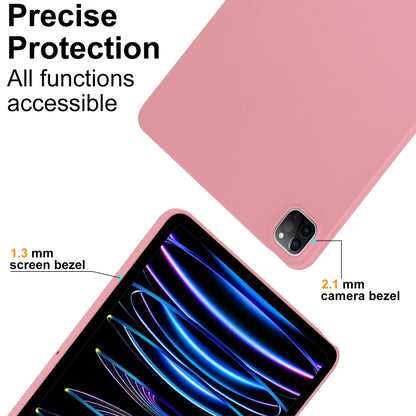 For iPad Pro 11 2024 Oil Spray Skin-friendly TPU Tablet Case(Pink) - iPad Pro 11 2024 Cases by PMC Jewellery | Online Shopping South Africa | PMC Jewellery | Buy Now Pay Later Mobicred