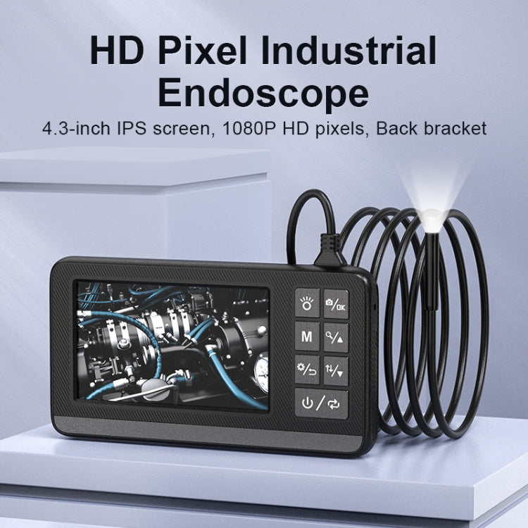 P005 8mm Single Lenses Industrial Pipeline Endoscope with 4.3 inch HD Screen, Spec:1m Tube -  by PMC Jewellery | Online Shopping South Africa | PMC Jewellery | Buy Now Pay Later Mobicred