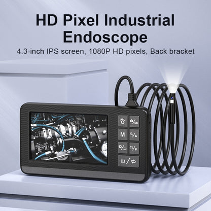 P005 8mm Dual Lenses Industrial Pipeline Endoscope with 4.3 inch HD Screen, Spec:10m Tube -  by PMC Jewellery | Online Shopping South Africa | PMC Jewellery | Buy Now Pay Later Mobicred