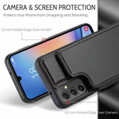 For Samsung Galaxy A54 5G CaseMe C22 Card Slots Holder RFID Anti-theft Phone Case(Black) - Galaxy Phone Cases by CaseMe | Online Shopping South Africa | PMC Jewellery | Buy Now Pay Later Mobicred