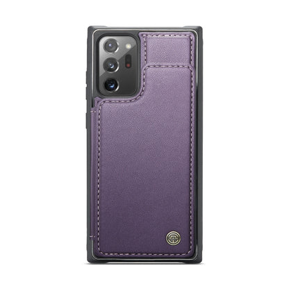 For Samsung Galaxy Note20 Ultra CaseMe C22 Card Slots Holder RFID Anti-theft Phone Case(Purple) - Galaxy Note20 Ultra Cases by CaseMe | Online Shopping South Africa | PMC Jewellery | Buy Now Pay Later Mobicred