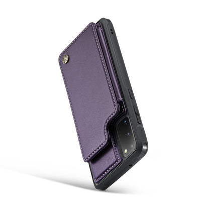 For Samsung Galaxy S20 CaseMe C22 Card Slots Holder RFID Anti-theft Phone Case(Purple) - Galaxy Phone Cases by CaseMe | Online Shopping South Africa | PMC Jewellery | Buy Now Pay Later Mobicred