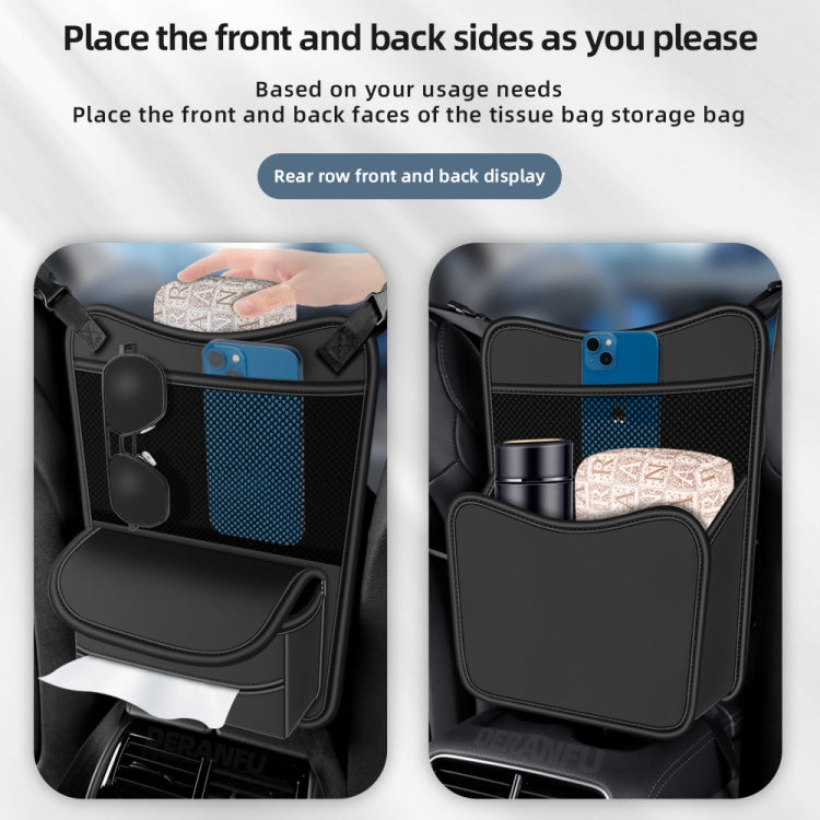 3054 Napa Texture Leather Car Center Console Storage Bag(Brown) - Stowing Tidying by PMC TechLife | Online Shopping South Africa | PMC TechLife | Buy Now Pay Later Mobicred