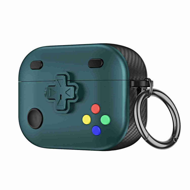For AirPods Pro 2 Game Console Shape Wireless Earphones Protective Case(Green) - For AirPods Pro 2 by PMC Jewellery | Online Shopping South Africa | PMC Jewellery | Buy Now Pay Later Mobicred