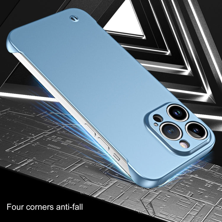 For iPhone 13 mini Frameless Metallic Paint Hybrid PC Phone Case(Orange) - free shipping - PMC Jewellery - Order now!
