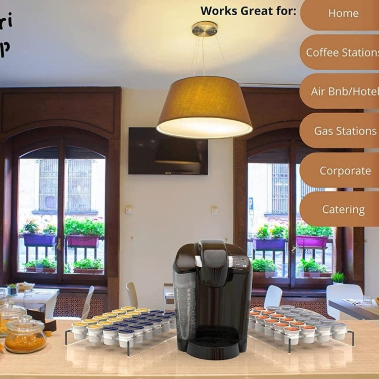 YX038 Acrylic 24 Holes Coffee Capsule Storage Display Stand - free shipping - PMC TechLife - Order now!
