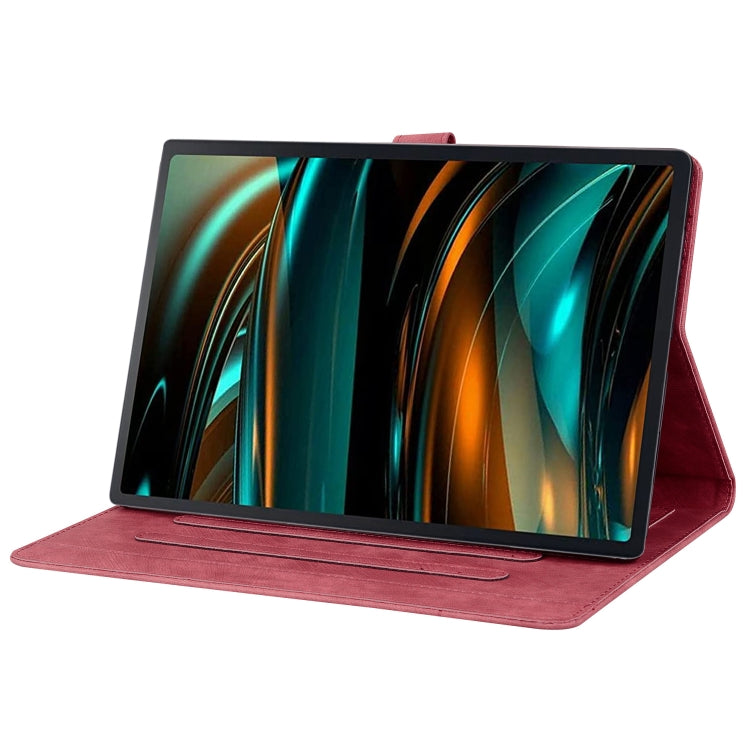 For Lenovo Tab K11 Plus / M11 Plus Cartoon Sakura Cat Embossed Leather Tablet Case(Red) - free shipping - PMC TechLife - Order now!
