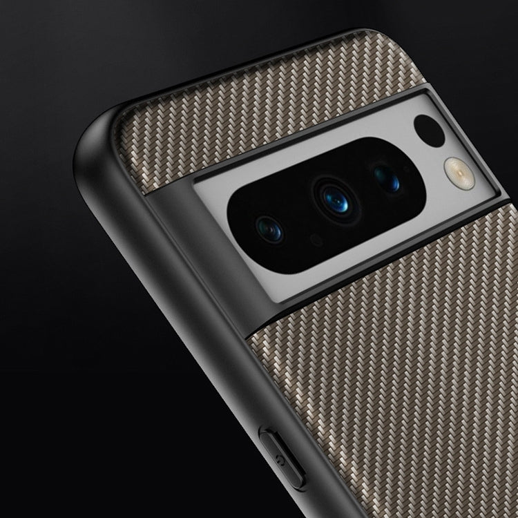 For Google Pixel 9 Ultra-thin Carbon Fiber Texture Printing Phone Case(Black Yellow) - Google Cases by PMC TechLife | Online Shopping South Africa | PMC TechLife | Buy Now Pay Later Mobicred