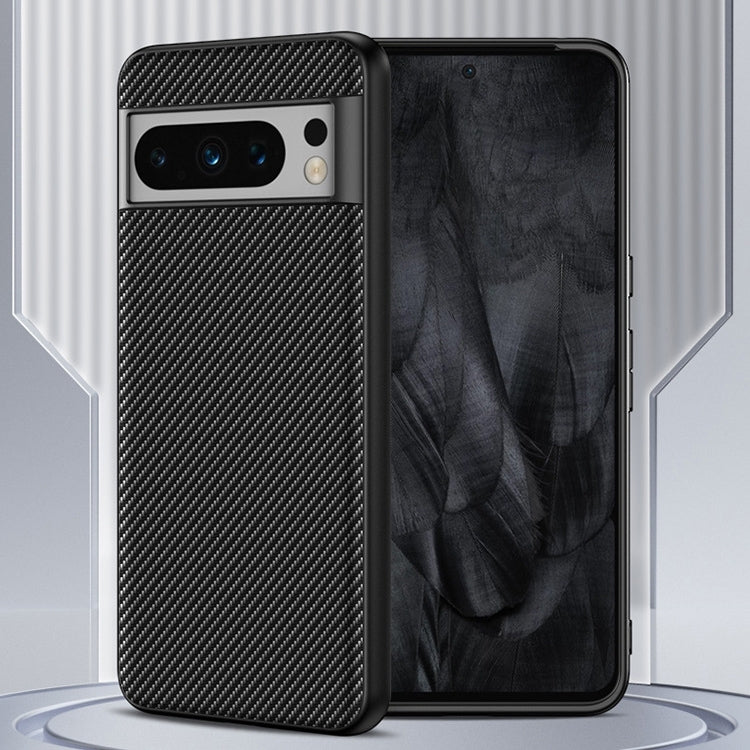 For Google Pixel 9 Pro Ultra-thin Carbon Fiber Texture Printing Phone Case(Black Red) - Google Cases by PMC TechLife | Online Shopping South Africa | PMC TechLife | Buy Now Pay Later Mobicred