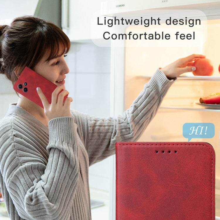 For vivo S18 Pro Magnetic Closure Leather Phone Case(Red) - vivo Cases by PMC TechLife | Online Shopping South Africa | PMC TechLife | Buy Now Pay Later Mobicred
