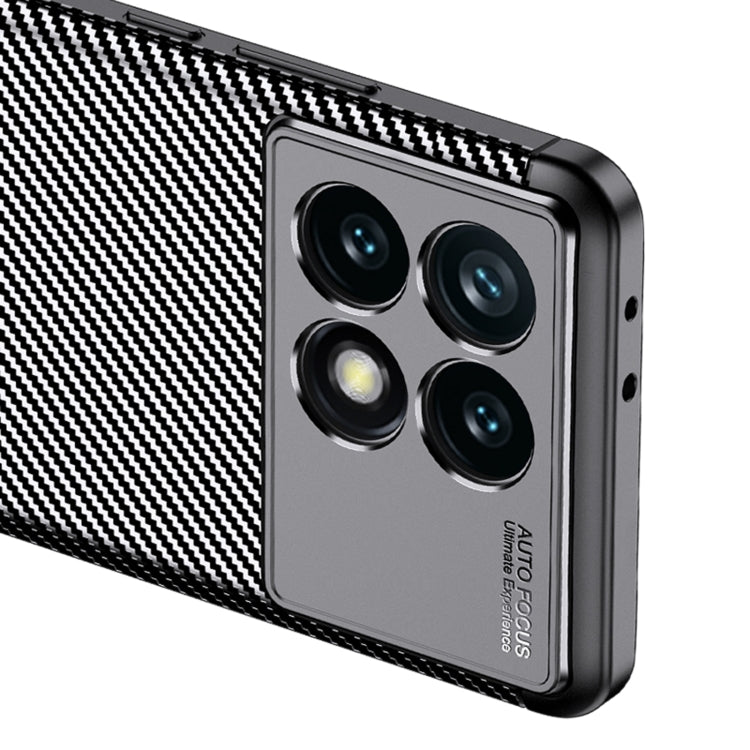 For Xiaomi Redmi K70 Pro Carbon Fiber Texture Shockproof TPU Phone Case(Black) - K70 Pro Cases by PMC Jewellery | Online Shopping South Africa | PMC Jewellery | Buy Now Pay Later Mobicred