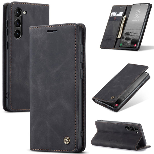 For Samsung Galaxy S24+ 5G CaseMe 013 Multifunctional Horizontal Flip Leather Phone Case(Black) - Galaxy S24+ 5G Cases by CaseMe | Online Shopping South Africa | PMC Jewellery | Buy Now Pay Later Mobicred