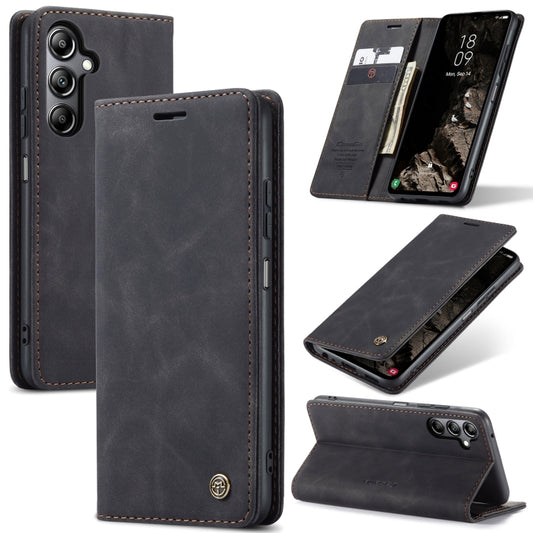 For Samsung Galaxy A05s CaseMe 013 Multifunctional Horizontal Flip Leather Phone Case(Black) - Galaxy Phone Cases by CaseMe | Online Shopping South Africa | PMC Jewellery | Buy Now Pay Later Mobicred