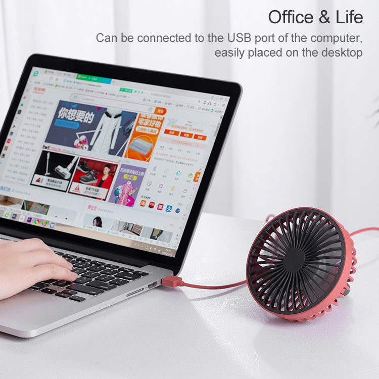F829 Portable Car Air Outlet Electric Cooling Fan with LED Light(Yellow) - Heating & Fans by PMC TechLife | Online Shopping South Africa | PMC TechLife | Buy Now Pay Later Mobicred
