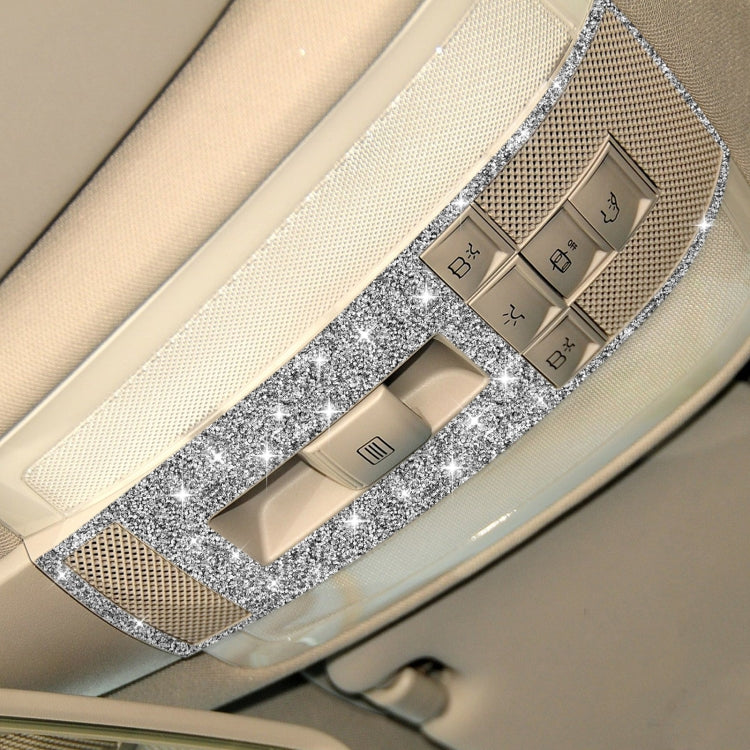 For Mercedes-Benz C-class W204 2007-2013 Car Reading Light Diamond Decorative Sticker, Left and Right Drive - Car Interior Mouldings by PMC TechLife | Online Shopping South Africa | PMC TechLife | Buy Now Pay Later Mobicred