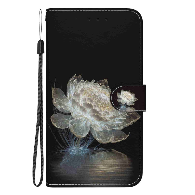 For Xiaomi Redmi Note 12 Pro+ Crystal Texture Colored Drawing Leather Phone Case(Crystal Peony) - Xiaomi Cases by PMC TechLife | Online Shopping South Africa | PMC TechLife | Buy Now Pay Later Mobicred