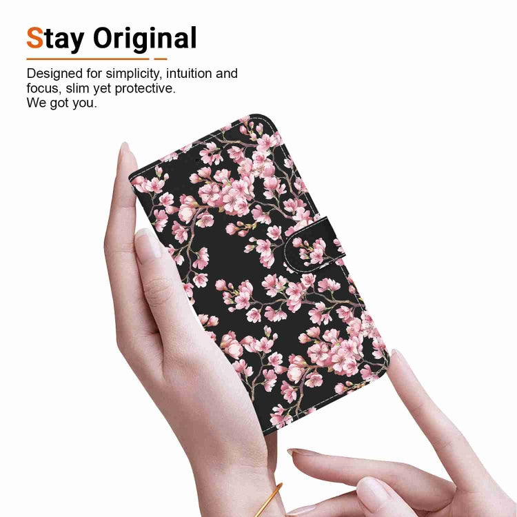 For Xiaomi 13 Lite / Civi 2 Crystal Texture Colored Drawing Leather Phone Case(Plum Bossom) - 13 Lite Cases by PMC TechLife | Online Shopping South Africa | PMC TechLife | Buy Now Pay Later Mobicred