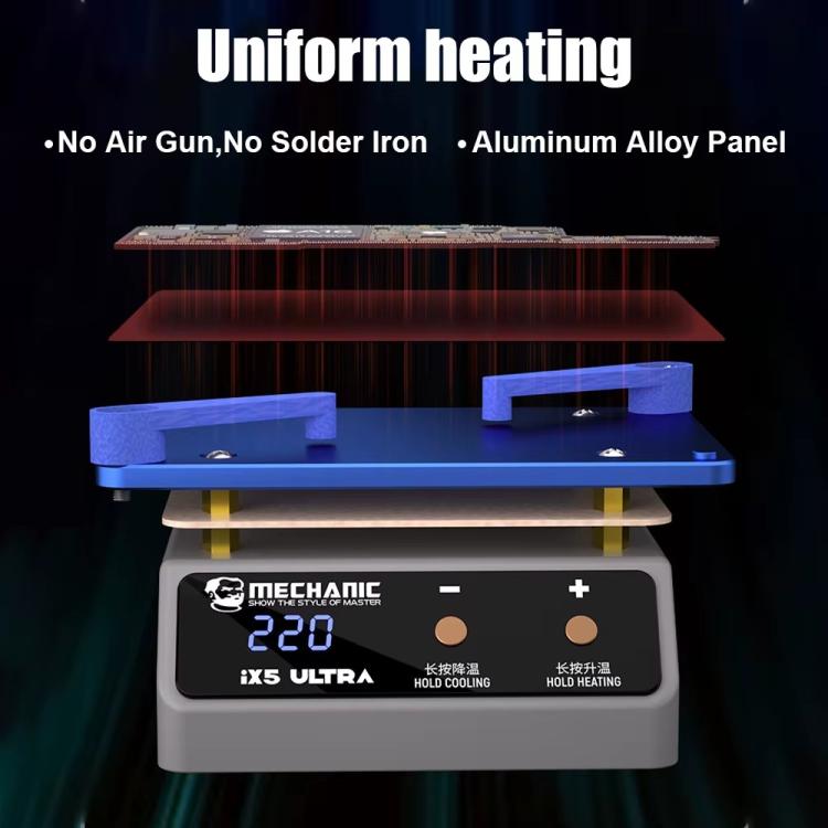 Mechanical IX5 Ultra Universal Preheating Platform for Motherboard Repair, Plug:US - free shipping - PMC TechLife - Order now!