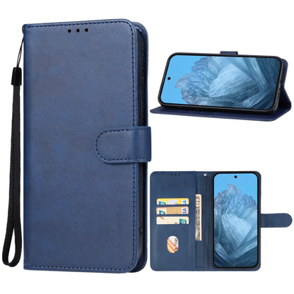 For Google Pixel 9 Pro XL Leather Phone Case(Blue) - Google Cases by PMC Jewellery | Online Shopping South Africa | PMC Jewellery | Buy Now Pay Later Mobicred