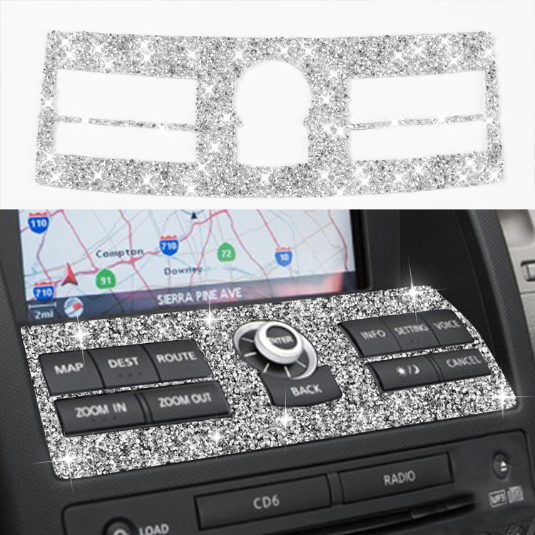 For Nissan 350Z 2006-2009 Car Navigation System Control Diamond Sticker,Left and Right Drive Universal - free shipping - PMC TechLife - Order now!