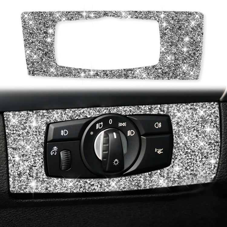 For BMW X5 E70 / X6 E71 2008-2013 Car Headlight Panel Diamond Decoration Sticker, Left Drive - Car Interior Mouldings by PMC TechLife | Online Shopping South Africa | PMC TechLife | Buy Now Pay Later Mobicred
