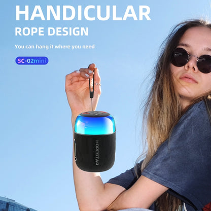 HOPESTAR SC-02 10W Portable Mini Wireless Bluetooth Speaker(Dark Blue) - Mini Speaker by HOPESTAR | Online Shopping South Africa | PMC Jewellery | Buy Now Pay Later Mobicred