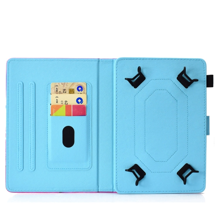 For 10 inch Universal Colored Drawing Stitching Leather Tablet Case(Romantic Paris) - 10 - 11 inch by PMC TechLife | Online Shopping South Africa | PMC TechLife | Buy Now Pay Later Mobicred