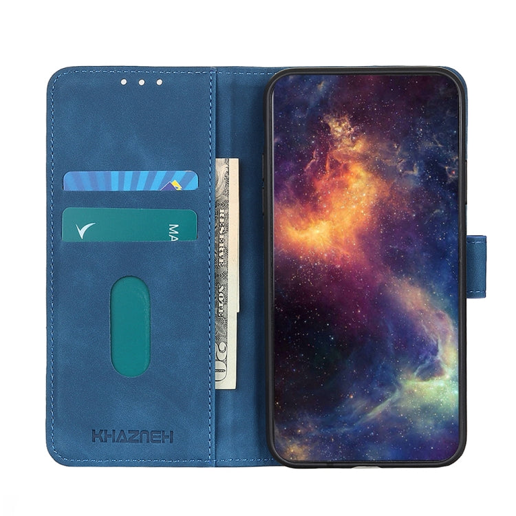 For Google Pixel 9 Pro KHAZNEH Retro Texture Flip Leather Phone Case(Blue) - Google Cases by PMC TechLife | Online Shopping South Africa | PMC TechLife | Buy Now Pay Later Mobicred