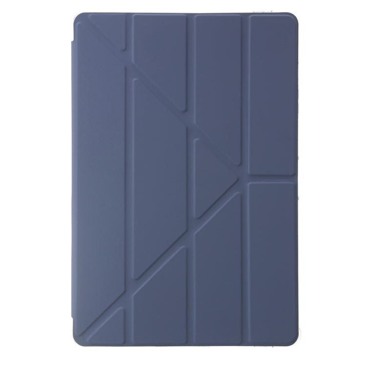 For Samsung Galaxy Tab S9 FE+ Clear Acrylic Deformation Leather Tablet Case(Lavender) - free shipping - PMC Jewellery - Order now!