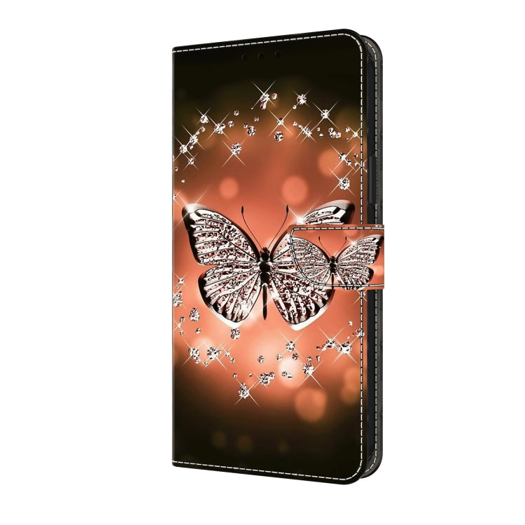 For Motorola Moto G24 Power Crystal 3D Shockproof Protective Leather Phone Case(Crystal Butterfly) - Motorola Cases by PMC TechLife | Online Shopping South Africa | PMC TechLife | Buy Now Pay Later Mobicred