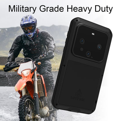 For Huawei Mate 60 LOVE MEI Metal Shockproof Life Waterproof Dustproof Phone Case(Army Green) - Huawei Cases by LOVE MEI | Online Shopping South Africa | PMC Jewellery