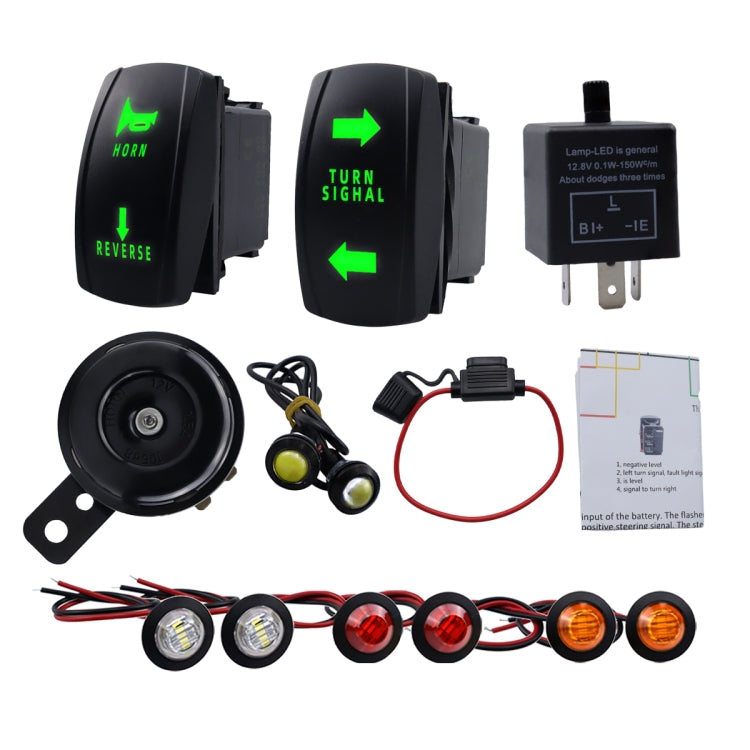 CP-4333 ATV UTV Turn Signal Light Horn Fuse Relay Kit - Car Light Accessories by PMC Jewellery | Online Shopping South Africa | PMC Jewellery | Buy Now Pay Later Mobicred